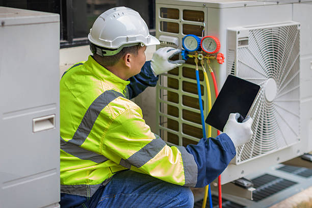 Professional Hvac Installation technician working in Brenham, TX